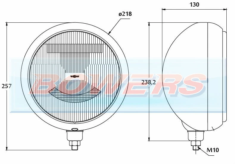 2x 9" Cibie Super Oscar Replica Spotlights Spotlamps H3 Stainless Steel Chrome - Image 2 of 4