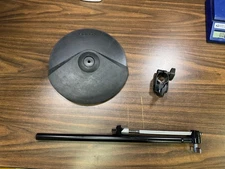 Roland CY-8 Dual Trigger V-Drum Cymbal Pad w/Boom Cymbal Arm & Clamp - V1D1502