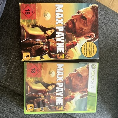 Microsoft Xbox 360 Max Payne 3 mit Anleitung Pappschuber/ Cds Top! Usk18/ Action