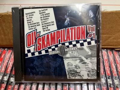 Oi! Skampilation Vol. #1 - 1995 Radical Records - BOX OF 30 NEW SEALED CDS
