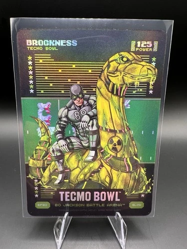 2026 Bo Jackson Battle Arena Tecmo Bowl “Brockness” Glow Battlefoil - Bowers
