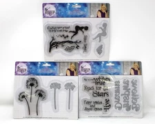 Crafters Companion Enchanted Forest Decorative Metal Die & Stamp Set (Pack of 3)