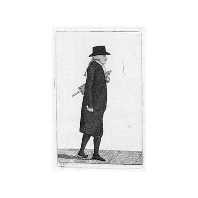 Dr. Andrew Duncan schottischer Professor & Arzt - antiker Druck 1797 von John Kay