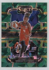 2024 Panini Select WNBA Concourse Green Ice Prizm Moriah Jefferson #92 sq1