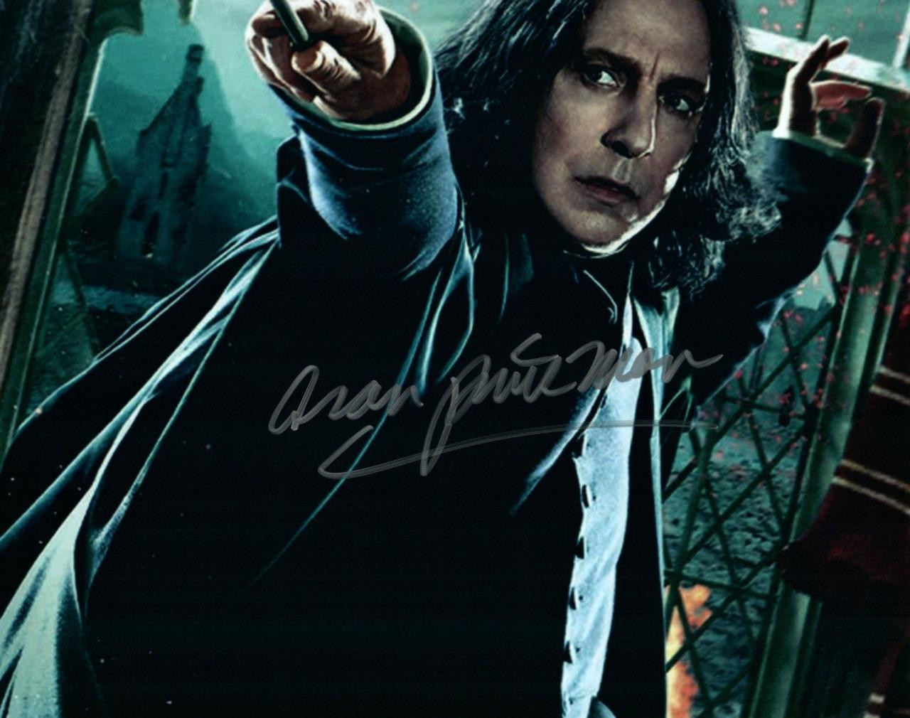 Alan Rickman signed 8x10 Photo autographed Picture with COA