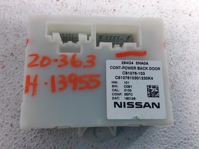POWER GATE MODULE INFINITI QX50      2019 Chassis ECM 872802 ID # 284G45NA0A 