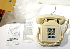 New Old Stock Cortelco 25009-VBA-20M ValueLine Desk Telephone Ivory