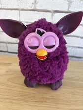 Furby Hasbro 2012 Purple Plum Fairy LCD Eyes Electronic Pet Toy Tested Working