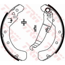 ORIGINAL® Trw Bremsbackensatz Hinten für Opel ZAFIRA / ZAFIRA FAMILY B ASTRA G