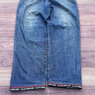 Vintage Y2K Maurice Malone Mo Jeans Baggy Wide Leg Men's Size 38