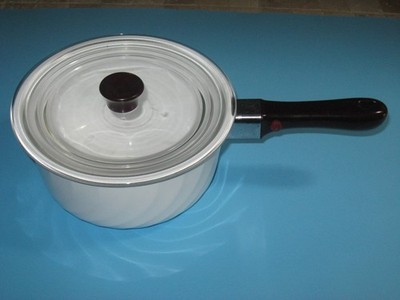 Arcoflam France Princess House Saucepan 2 QT 8.5 x 4 Cookware Swirl~Handle & Lid