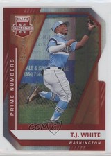2021 Panini Elite Extra Edition Prime Numbers A Die-Cut /110 TJ White #143 0i4k