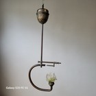 Lampe À Pétrole Marvel Pression Gravité Suspension Ancienne 85 Cm