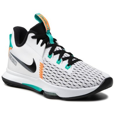 Schuhe Basketball Herren Nike Lebron Witness V CQ9380100 Schwarz-Türkisfarbig
