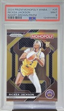 2024 Panini Prizm Monopoly WNBA Rickea Jackson Brown Prizm /249 PSA 9 MINT 