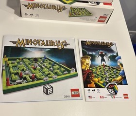 LEGO Minotaurus Labyrinth Game 3841/Complete/Played Once/Booklets & Template