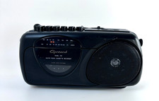 Garrard Model 220 Portable AM FM Radio Cassette Recorder Player Tested Working