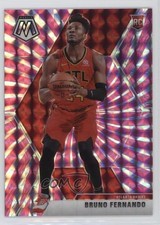 2019-20 Panini Mosaic Rookies FOTL Pink Swirl Prizm 5/11 Bruno Fernando #230 4l6