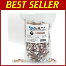 Disposable Cigarette Filters | 300 Count | XL Size