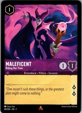 Maleficent - Biding Her Time The First Chapter 48/204 Rare Lorcana Near Mint
