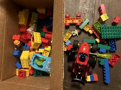 Lego Duplo/other Lot of 5 Lbs. Various Pieces Parts Bricks Blocks & Figures