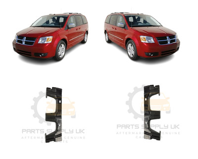 NEU FÜR DODGE GRAND CARAVAN 2007-2010 VORDERE KOTFLÜGEL HALTERUNG PAAR SET