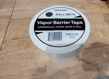 Vapor Barrier Tape 4" x 180' Commercial grade 9mil tapemanblue