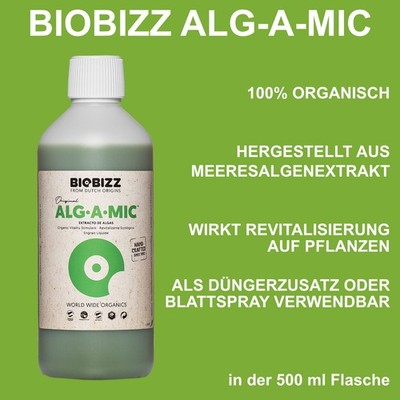 BioBizz Alg-A-Mic 500 ml organischer Wachstums Booster