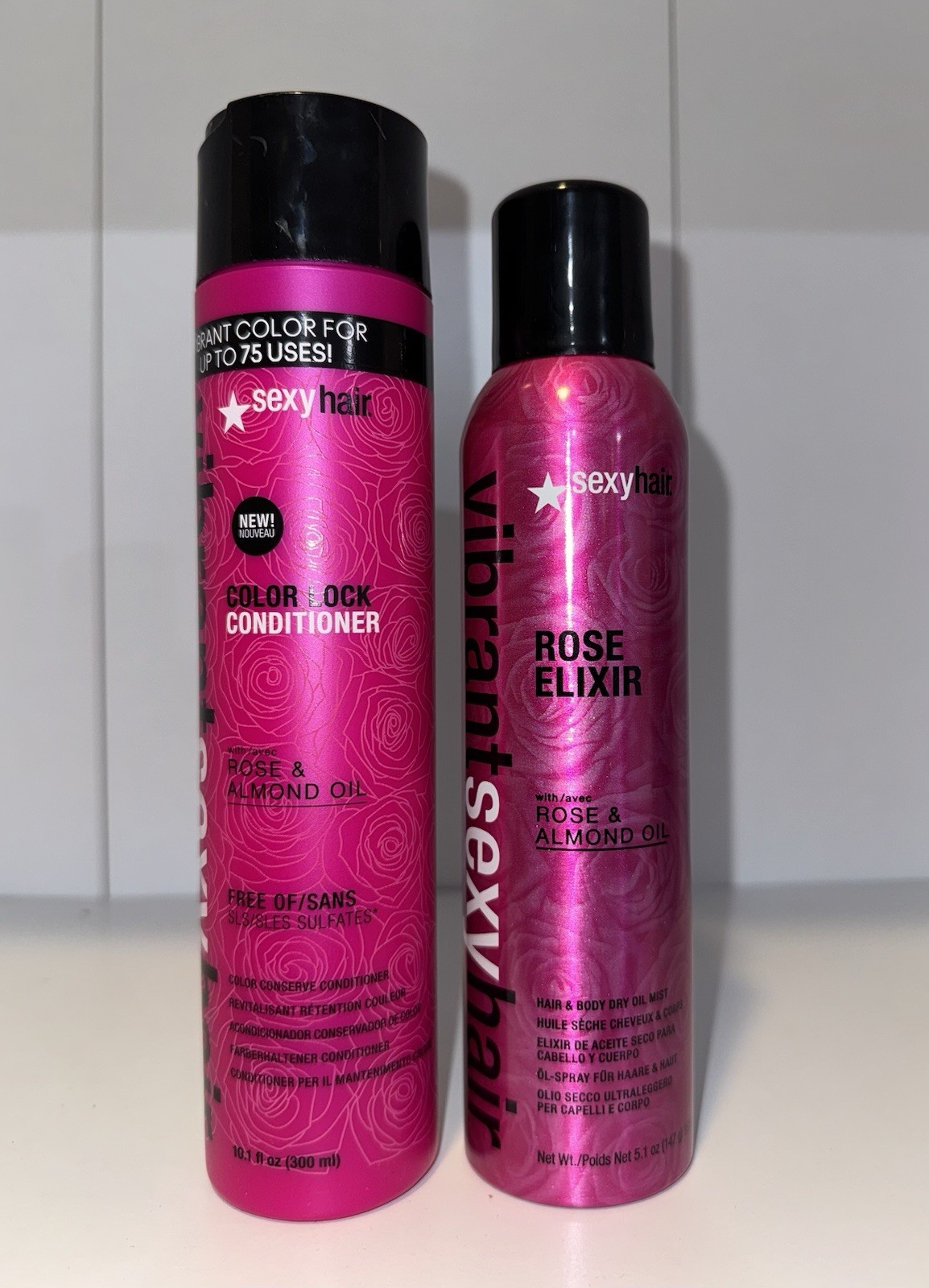 X2 SEXY VIBRANT HAIR ROSE ALMOND OIL COLOR LOCK CONDITIONER 
