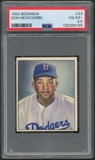 1950 Bowman #23 Don Newcombe :: Brooklyn Dodgers ~ PSA 4.5