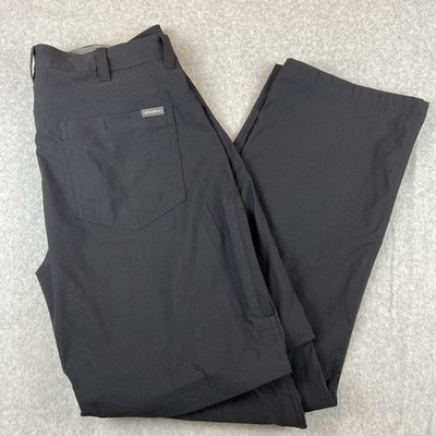 Eddie Bauer 36 x 32 Zip off Convertible Tech Pants Black Hiking Camping Travel