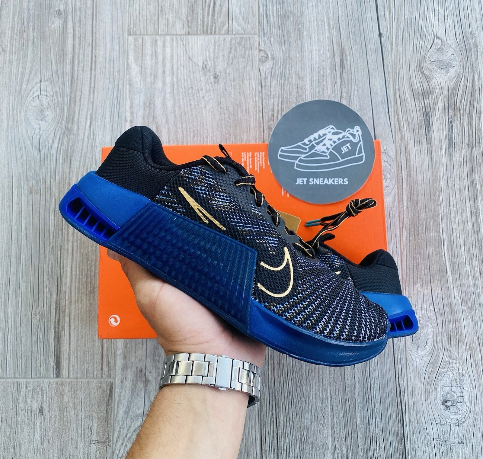 Nike Metcon 9 AMP Nero Blu Void Deep Night Taglia UK 6