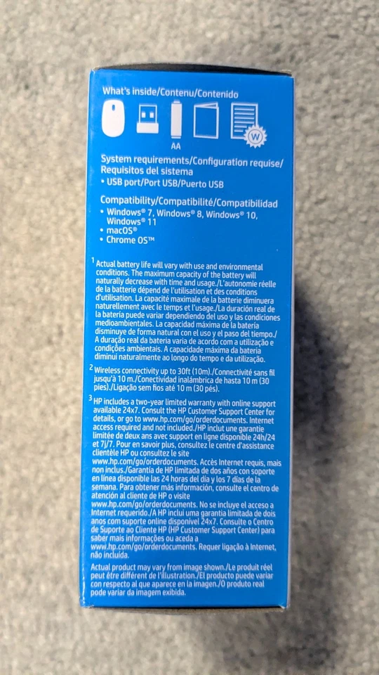 HP Wireless Mouse 220 | Black | Contoured and Ergonomic | 🆕Brand New in Box - Image 4 of 4