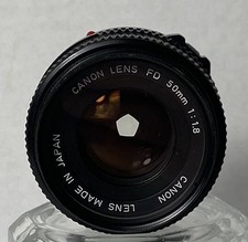 Canon Lens FD 50MM 1:1.8 S.C. Lens for 35mm SLR Film Camera GOOD