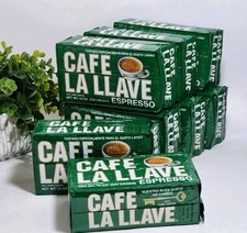 Cafe La Llave Espresso Coffee 10 oz each LOT of 8 Packs 12.60 per pound