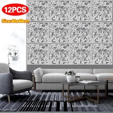 12/24Pcs Hanging Room Divider PVC Panels Screen Partition Wall Living Room Decor