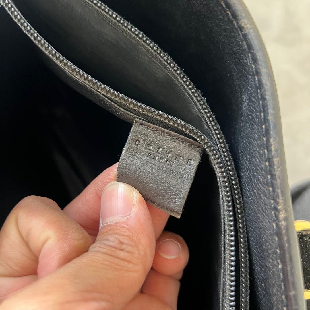 CELINE handbag for women, leather, macadam pattern. — image 15