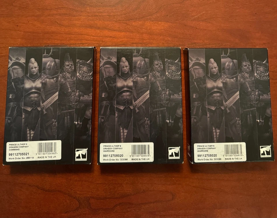 Warhammer The Old World Prince Ulther’s Dragon Company Lot RARE OOP Metal NEW - Image 3 of 4