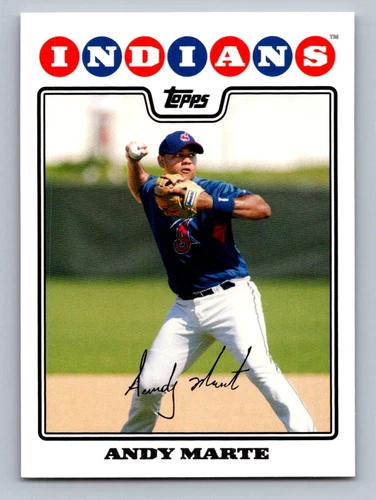 Andy Marte Third Baseman Cleveland Indians Topps 2006 Card 645 - Picture 2 of 12