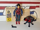 GI Joe Scrap Iron 1984 *100% COMPLETE w/FILE CARD, Near Mint!* Cobra v1 Vintage
