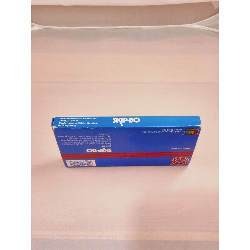 Vintage 1986 SKIP-BO Card Game #1050 Includes Cards & Instructions Complete Nice - Image 4 of 4
