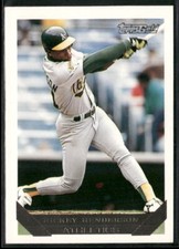 1993 Topps #750 Rickey Henderson Inaugural Rockies