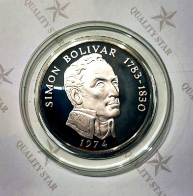 コレクション 1974 Panama 20 Balboas Coin 20 balboas 1974 - Simon Bolivar, Panama - Coin value - uCoin.net