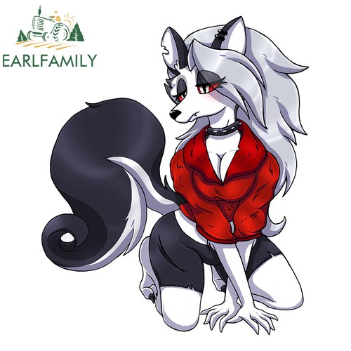 EARLFAMILY 5.1" Sexy Loona Furry Anime Helluva Boss Car Stickers Trunk Decals - Picture 11 of 11