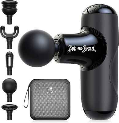 BOB AND BRAD Q2 Mini Pocket-Sized Deep Tissue Muscle Massager Gun Quiet Voice