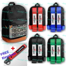 For Bride Racing Harness Adjustable Shoulder Straps JDM Recaro Racing Backpack