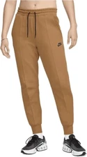 Nike Sportswear Tech Fleece Joggers Womens XS Brown FB8330 224
