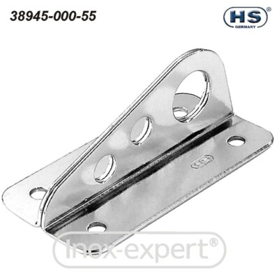 SPRENGER Vorsegelbeschlag, Stag-Putting, Länge 75 mm, Edelstahl VA