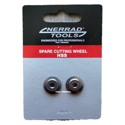 2 x Nerrad Tools PRO Spare Cutting Wheel HSS - Fits, 8,10,15,22,28mm PRO Slice