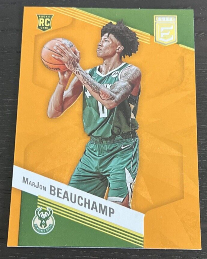 Marjon Beauchamp -2022-23 Donruss Elite -Orange -RC -#249- Milwaukee Bucks (MB4)